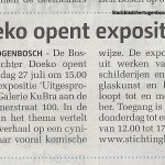 Publicatie Weekkrant Stadsblad ‘s-Hertogenbosch 24 juli 2013