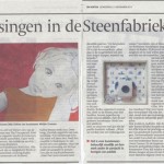 16 t/m 24 november 2013 Stichting KuBra presenteert:”The Unexpected” in de Steenfabriek-Gilze